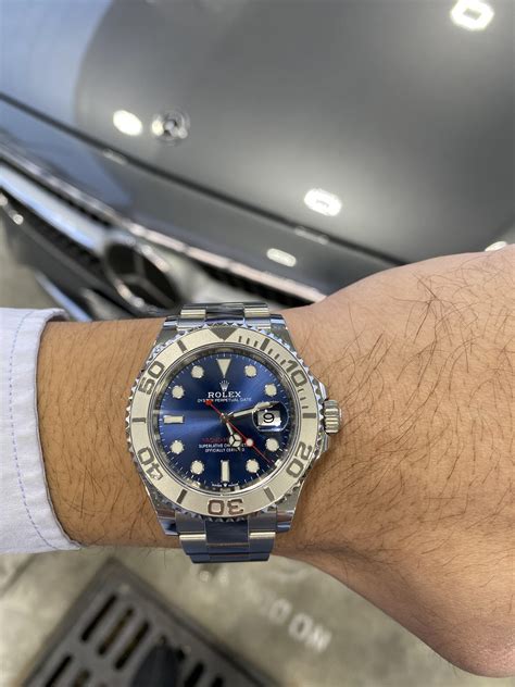 rolex yacht master green dial|rolex yachtmaster blue dial 40mm.